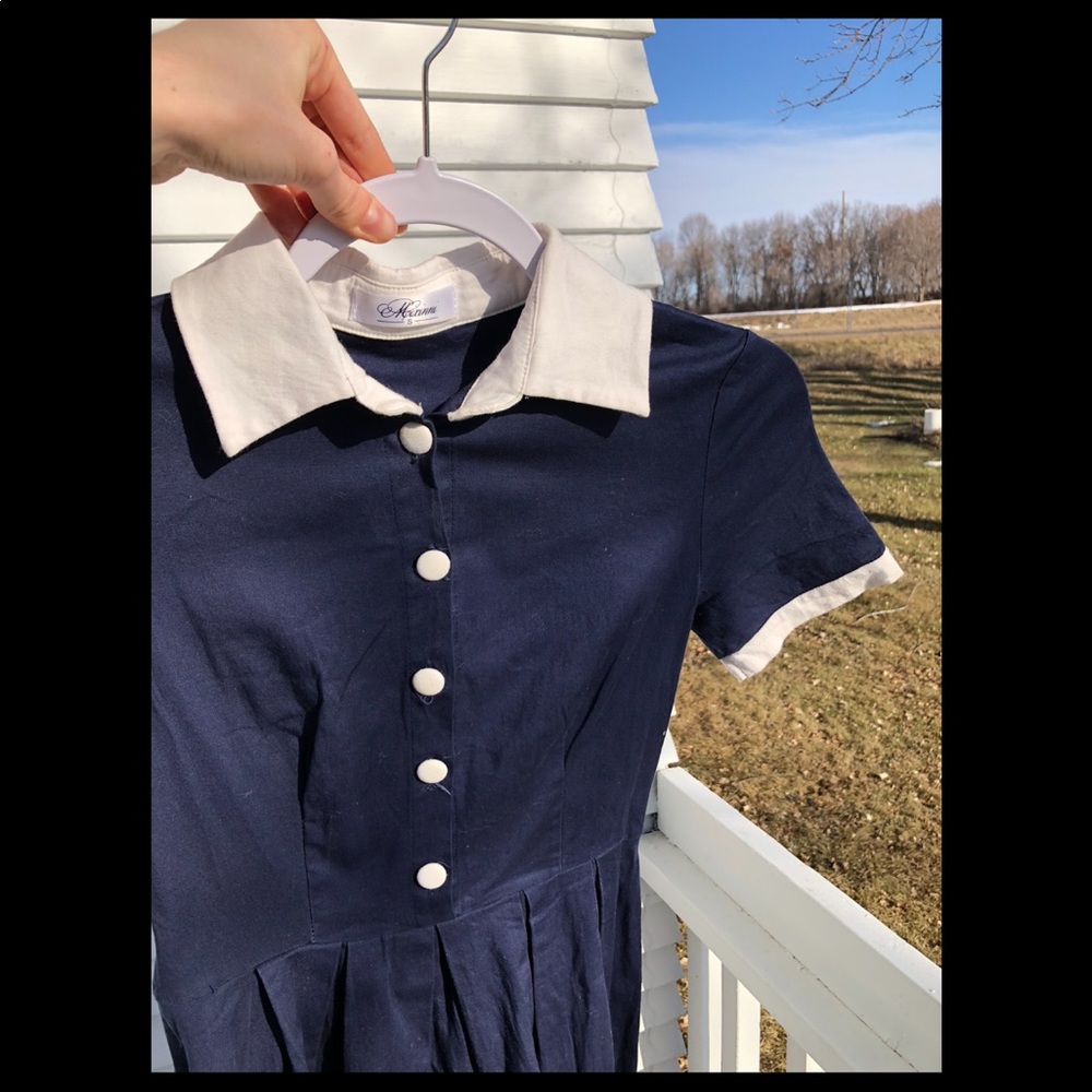 Vintage 60s style sailor dress